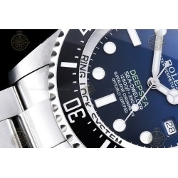 Deep Sea Dweller 126660 904L SS/SS Blue/Dot GMF VR3235