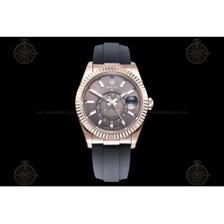 Sky Dweller 336235 Wtd 904L RG/RU Brown/Stk ZF V2 Asia 2824