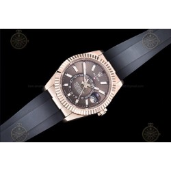 Sky Dweller 336235 Wtd 904L RG/RU Brown/Stk ZF V2 Asia 2824