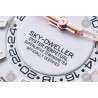 Sky Dweller 336235 Wtd 904L RG/RU White/Stk ZF V2 Asia 2824