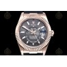 Sky Dweller 336235 Wtd 904L RG/RU Slate Grey/Stk ZF V2 Asia 2824