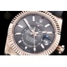 Sky Dweller 336235 Wtd 904L RG/RU Slate Grey/Stk ZF V2 Asia 2824