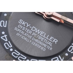 Sky Dweller 336235 Wtd 904L RG/RU Slate Grey/Stk ZF V2 Asia 2824