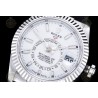 Sky Dweller 336239 Wtd 904L WG/RU White/Stk ZF V2 Asia 2824