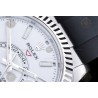 Sky Dweller 336239 Wtd 904L WG/RU White/Stk ZF V2 Asia 2824