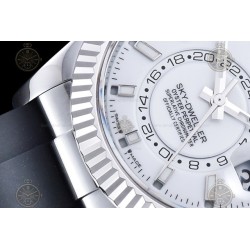 Sky Dweller 336239 Wtd 904L WG/RU White/Stk ZF V2 Asia 2824