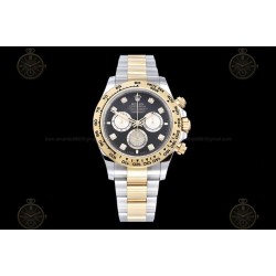 Daytona 126503 904L YG/SS Black/Gold/Dia Clean SH4131