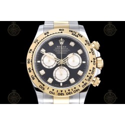 Daytona 126503 904L YG/SS Black/Gold/Dia Clean SH4131