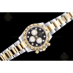 Daytona 126503 904L YG/SS Black/Gold/Dia Clean SH4131