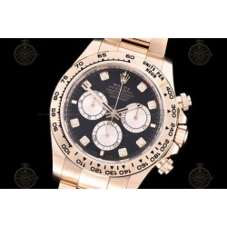 Daytona 126505 904L RG/RG Black/Gold/Dia Clean SH4131