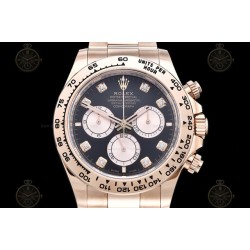 Daytona 126505 904L RG/RG Black/Gold/Dia Clean SH4131