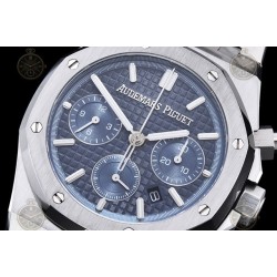 Royal Oak Chrono SS/SS Blue/Stk BF A7750 Mod