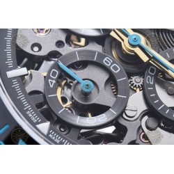 Daytona Blaken PVD/RU/CAR Cyan/Stk GETF SA4130