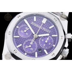 Royal Oak Chrono SS/SS Purple/Stk BF V2 A7750 Mod