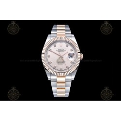 Datejust 41mm 126331 904L RG-SS/Flt/Oys RG/Dia EWE A3235