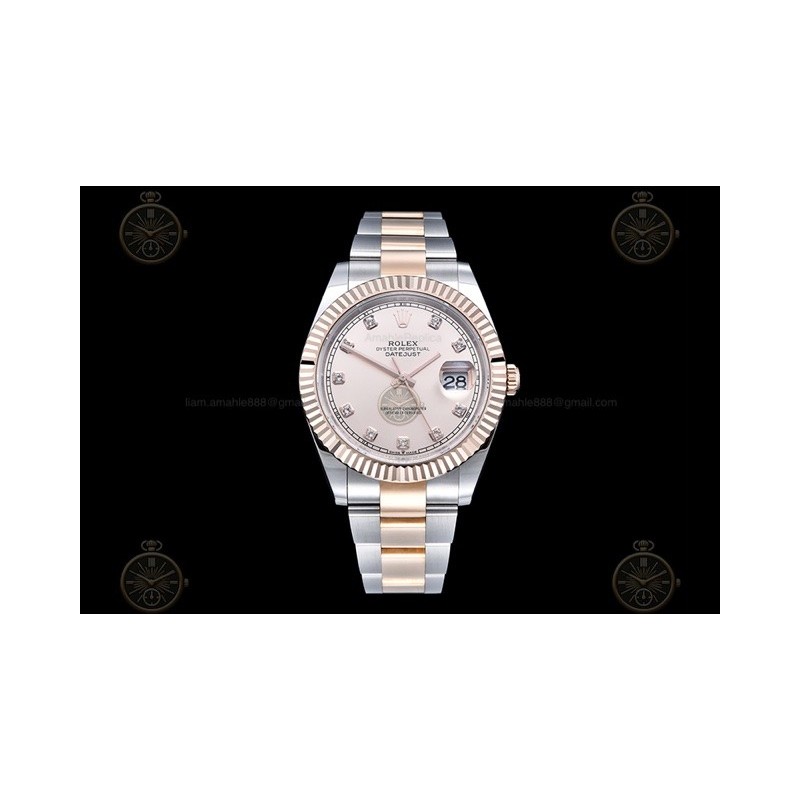 Datejust 41mm 126331 904L RG-SS/Flt/Oys RG/Dia EWE A3235