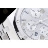 Royal Oak Chrono SS/SS White/Stk BF V2 A7750 Mod