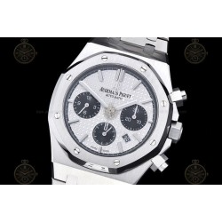 Royal Oak Chrono SS/SS White/Black/Stk BF V2 A7750 Mod