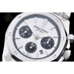 Royal Oak Chrono SS/SS White/Black/Stk BF V2 A7750 Mod