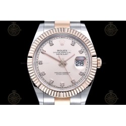 Datejust 41mm 126331 904L RG-SS/Flt/Oys RG/Dia EWE A3235