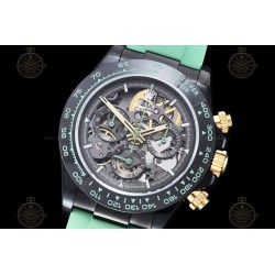 Daytona Blaken PVD/RU/CAR Green/Stk GETF SA4130