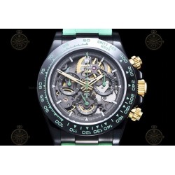 Daytona Blaken PVD/RU/CAR Green/Stk GETF SA4130