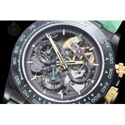 Daytona Blaken PVD/RU/CAR Green/Stk GETF SA4130