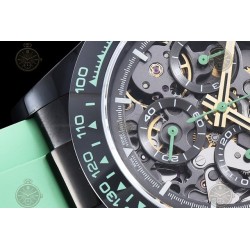 Daytona Blaken PVD/RU/CAR Green/Stk GETF SA4130