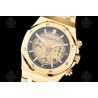 Royal Oak Chrono YG/YG Smoked Gold/Stk BF A7750 Mod