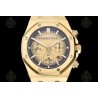 Royal Oak Chrono YG/YG Smoked Gold/Stk BF A7750 Mod