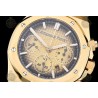 Royal Oak Chrono YG/YG Smoked Gold/Stk BF A7750 Mod