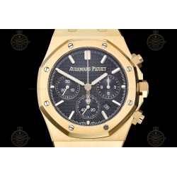 Royal Oak Chrono YG/YG Black/Stk BF A7750 Mod