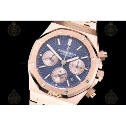 Royal Oak Chrono RG/RG Blue/Gold/Stk BF A7750 Mod