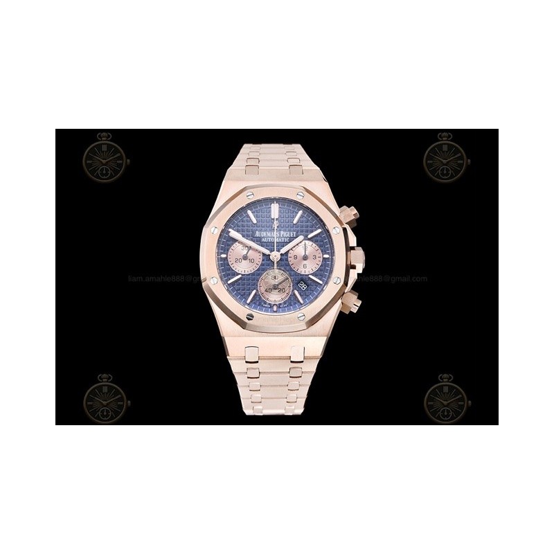 Royal Oak Chrono RG/RG Blue/Gold/Stk BF A7750 Mod