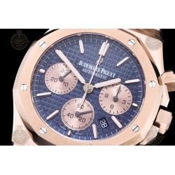 Royal Oak Chrono RG/RG Blue/Gold/Stk BF A7750 Mod