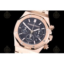 Royal Oak Chrono RG/RG Black/Stk BF A7750 Mod