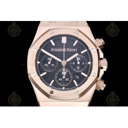 Royal Oak Chrono RG/RG Black/Stk BF A7750 Mod