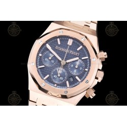 Royal Oak Chrono RG/RG Blue/Stk BF A7750 Mod