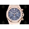 Royal Oak Chrono RG/RG Blue/Stk BF A7750 Mod