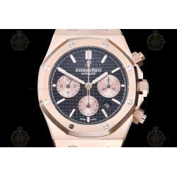 Royal Oak Chrono RG/RG Black/Gold/Stk BF A7750 Mod