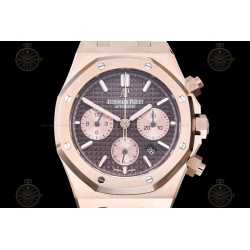 Royal Oak Chrono RG/RG Brown/Gold/Stk BF A7750 Mod