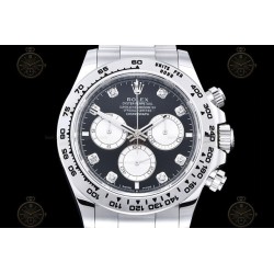 Daytona 904L SS/SS Black/Silver/Dia APSF SH4131