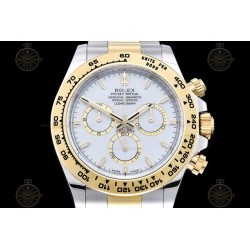 Daytona 904L YG/SS White/Stk APSF SH4131