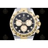 Daytona 904L YG/SS Black/Gold/Dia APSF SH4131