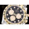 Daytona 904L YG/SS Black/Gold/Dia APSF SH4131