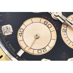 Daytona 904L YG/SS Black/Gold/Dia APSF SH4131