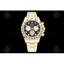 Daytona 904L YG/YG Black/Gold/Dia APSF SH4131