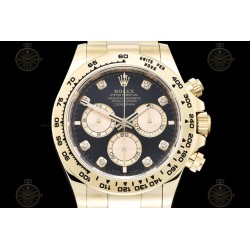 Daytona 904L YG/YG Black/Gold/Dia APSF SH4131