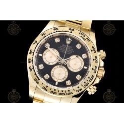 Daytona 904L YG/YG Black/Gold/Dia APSF SH4131