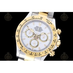 Daytona 904L YG/SS White/Stk ESF SH4131